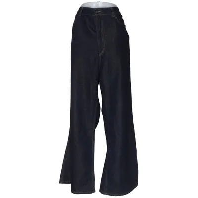 Spijkerbroek (Blauw) van H&M Studio Katoen, Viscose