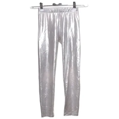 Leggings (Silverfärgad) från Minimarket Elastan, Polyester