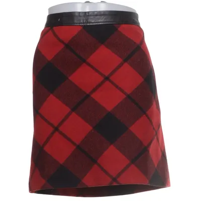 Kjol (Röd, Svart) från Oui Akryl, Bomull, Polyamid, Polyester, Polyuretan, Ull