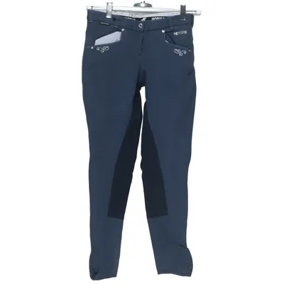 Reithose (Blau, Schwarz) von Horka Baumwolle, Elasthan