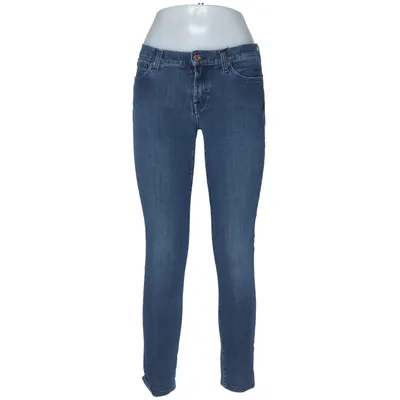 Spijkerbroek (Blauw) van 7 for All Mankind Katoen, Elastaan, Polyester