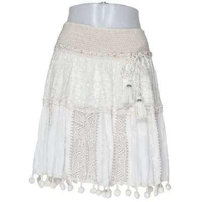Rok (Beige) van Mochy Katoen, Viscose