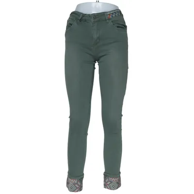 Spijkerbroek (Groen) van Onado Katoen, Elastaan, Polyester, Viscose