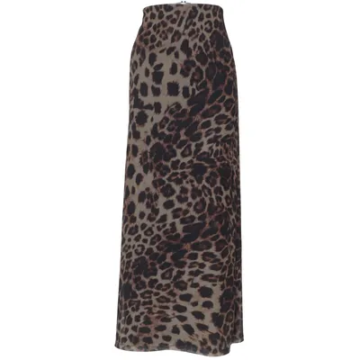 Maxi rok (Beige, Bruin, Zwart) van NA-KD Elastaan, Polyester