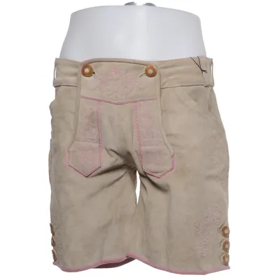 Lederhosen (Beige, Rosa) från Country Line Bomull, Skinn