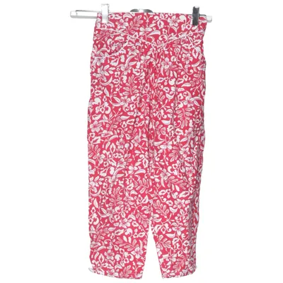 Broek (Rood, Wit) van Printemps Katoen
