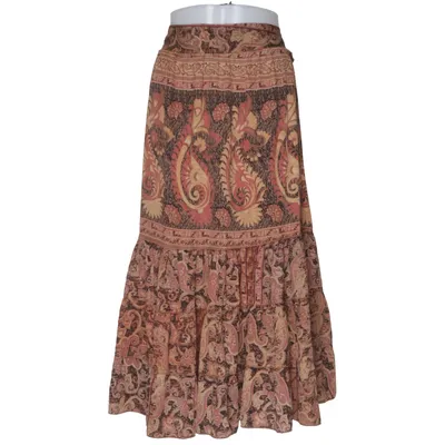Maxi nederdel (Sort, Brun, Flerfarvet) fra Black Colour Polyester