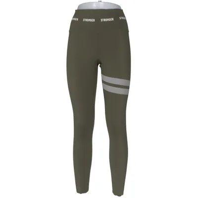 Sports tights (Green, White) from Stronger Elastane, Polyamide