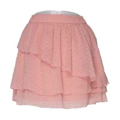 Nederdel (Pink) fra Abercrombie & Fitch Polyester, Viscose