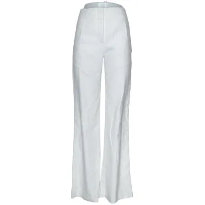 Palazzo broek (Linnebyxor) van Veronica Beard Elastaan, Linnen, Polyester, Viscose
