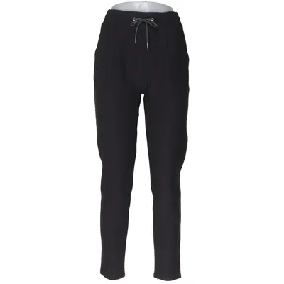 Pants (Black) from Yu & Me Cotton, Elastane, Polyester