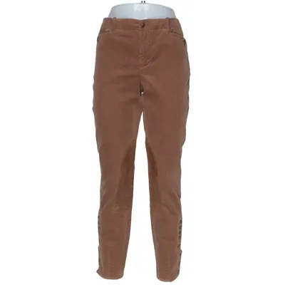 Corduroy pants (Brown) from Lauren Ralph Lauren Cotton, Elastane, Suede