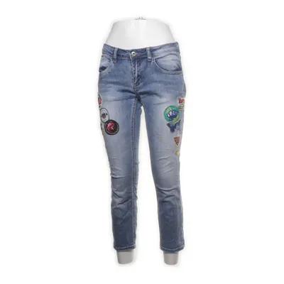 Jeans (Blå, Flerfarvet) fra Place du Jour Bomuld, Elastan