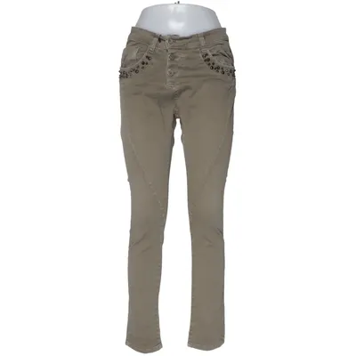 Jeans (Grøn) fra Please Vintage Glam Bomuld, Elastan