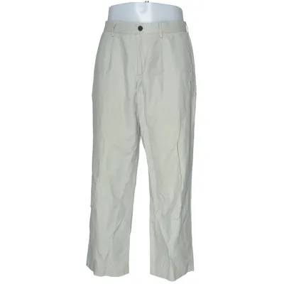 Broek (Groen) van H&M Katoen, Linnen, Lyocell, Polyester
