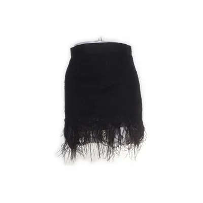 Rok (Grijs) van Topshop Katoen, Elastaan, Struisvogel Veren, Polyamide, Polyester, Viscose