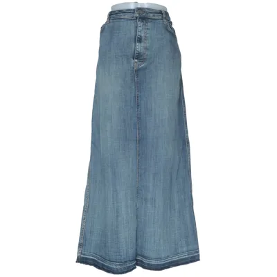 Jeanskjol (Blå) från Ganni Elastan, Ekologisk bomull
