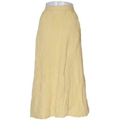 Maxi nederdel (Gul) fra Made in italy Linned, Polyamid, Viscose