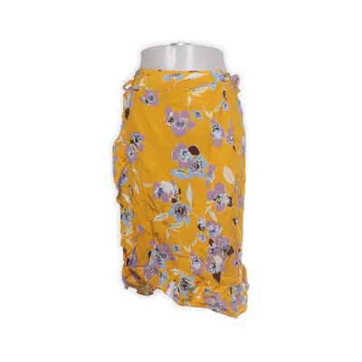 Wrap skirt (Yellow, Multicolored) from Rue de Femme Viscose