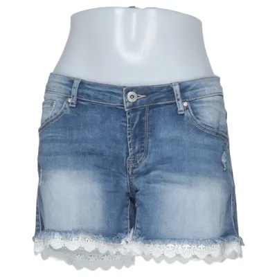 Jeansshorts (Blå) från Place du Jour Bomull, Elastan