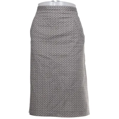 Jupe (Noir, Blanc) de Rützou Acétate, Coton, Élasthane