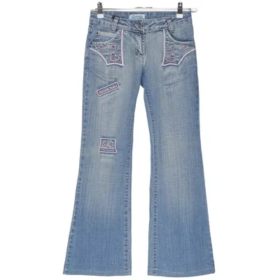 Spijkerbroek (Blauw) van Sleek Katoen, Elastaan