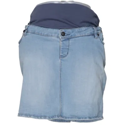 Mammakjol (Blå) från Mamalicious Bomull, Elastan, Polyester, Viskos