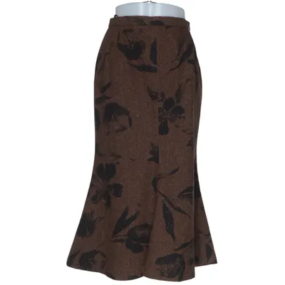 Jupe (Marron, Noir) de Geiger Polyamide, Polyester, Soie, Viscose, Laine