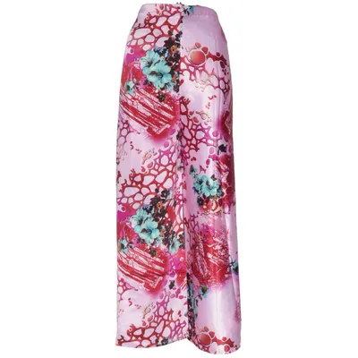 Wrap pants (Pink, Multicolored) from Couleurs D'Ailleurs