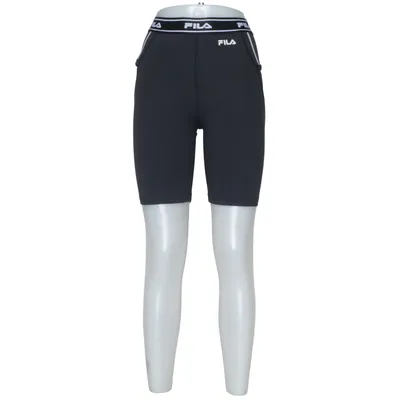 Compressieshorts (Zwart) van Fila x Weekday Elastaan, Polyamide