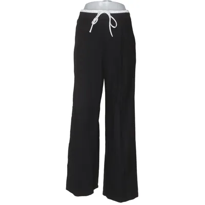 Palazzo broek (Zwart) van Zara Elastaan, Polyester, Viscose