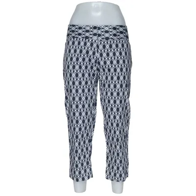 Pants (Blue, White) from Cato Cotton, Elastane