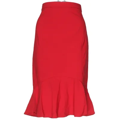 Skirt (Red) from Collectif Cotton, Elastane