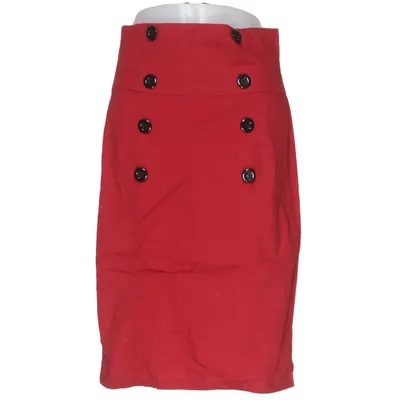 Jupe (Rouge) de Chicstar Coton, Élasthane