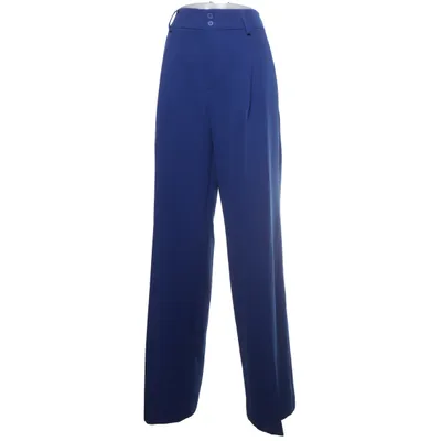 Pantalon patte d'éléphant (Bleu) de Attentif Élasthane, Polyester
