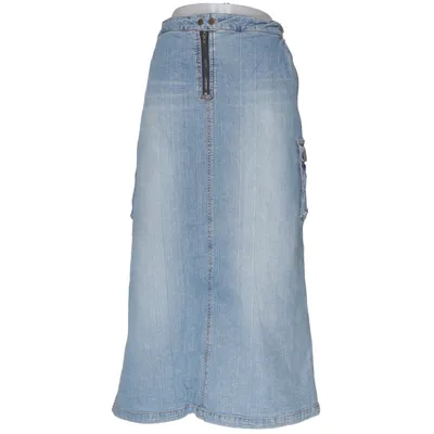 Jupe en jean (Bleu) de Amica Coton, Élasthane
