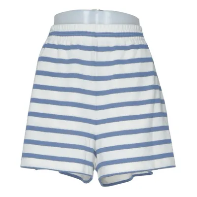 Shorts (Blue, White) from H&M Polyester, Viscose