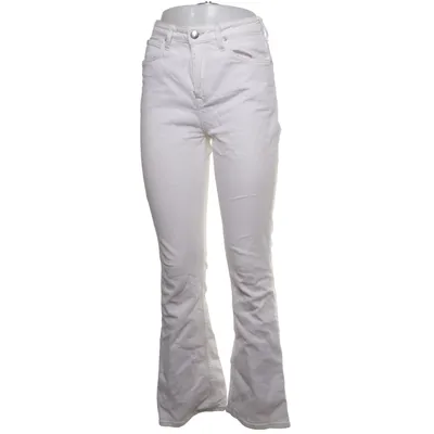 Jeans (White) from Lee Cotton, Polyester