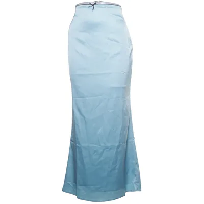 Maxi skirt (Blue) from Edikted Elastane, Polyester