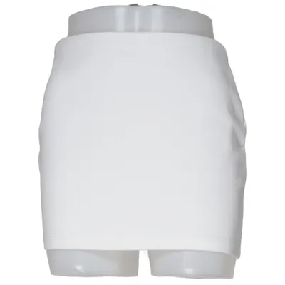 Jupe (Blanc) de Zara Élasthane, Polyester, Viscose