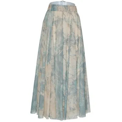Maxi rok (Beige, Meerkleurig) van H&M Trend Polyester