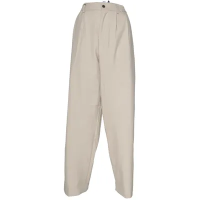 Palazzohose (Beige) von Zara Elasthan, Polyester, Viskose