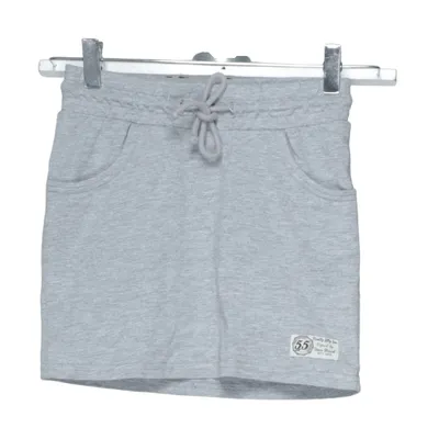 Skirt (Gray) from Red & Blue Cotton, Polyester