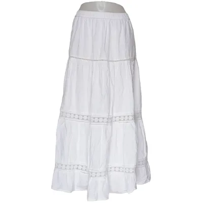 Långkjol (Vit) från ASOS Design Bomull