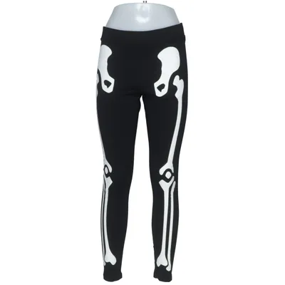 Leggings (Schwarz) von Divided by H&M Elasthan, Baumwolle