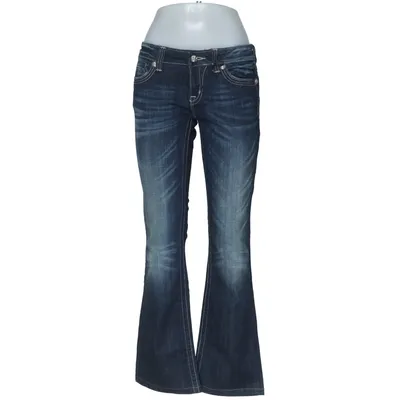 Jeans (Blå) från Miss Me Bomull, Elastan