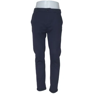 Chinos (Blauw) van Smog Elastaan, Polyester, Viscose
