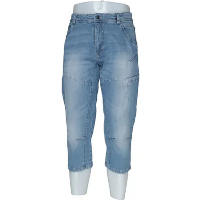 Driekwart broek (Blauw) van Jacks Katoen, Elastaan