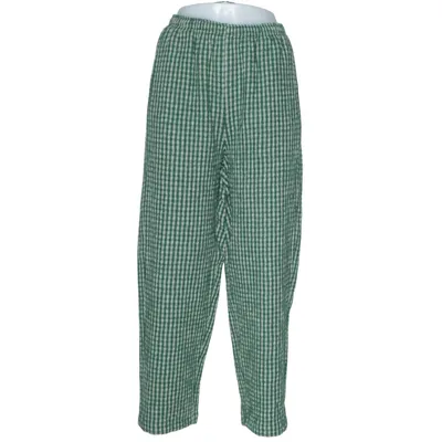 Jogginghose (Grün, Weiß) von American Vintage Acetat, Recycelte Baumwolle, Recyceltes Polyester, Wolle