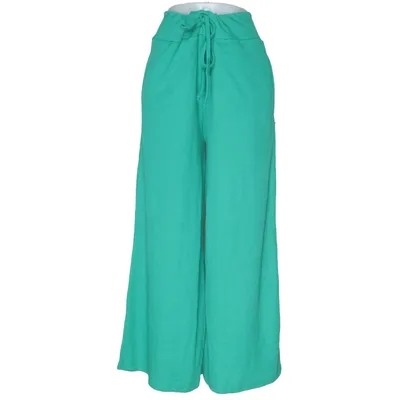 Pantalon patte d'éléphant (Vert) de Hängmatta Coton, Élasthane, Polyester